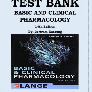 BASIC-AND-CLINICAL-PHARMACOLOGY-14TH-EDITION-BY-BERTRAM-KATZUNG-TEST-BANK