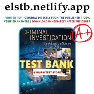 Test-Bank-for-Criminal-Investigation-The-Art-and-the-Science-9th-Edition-By-Michael-D.-Lyman