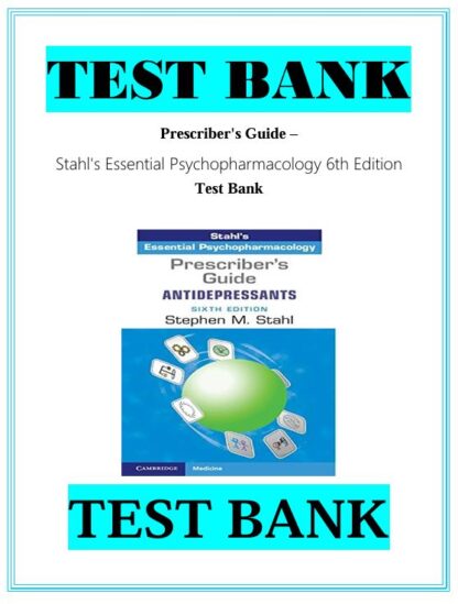 Prescribers-Guide-Stahls-Essential-Psychopharmacology-6th-Edition-Test-Bank