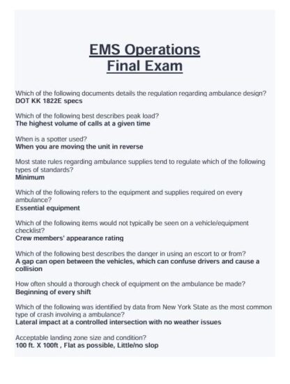EMS-Operations-FINAL-EXAM-Exam-Elaborations-questions-and-Answers-2023